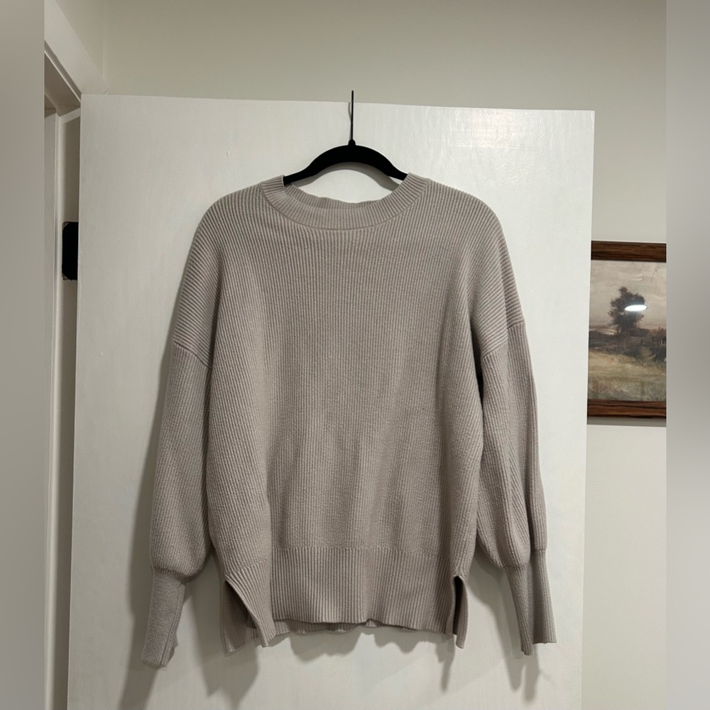 Grey oversized sweater